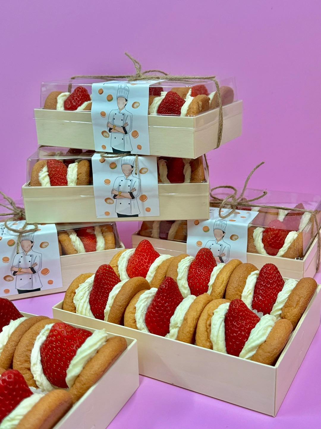 草莓鮮果燒(6入):圖片 2