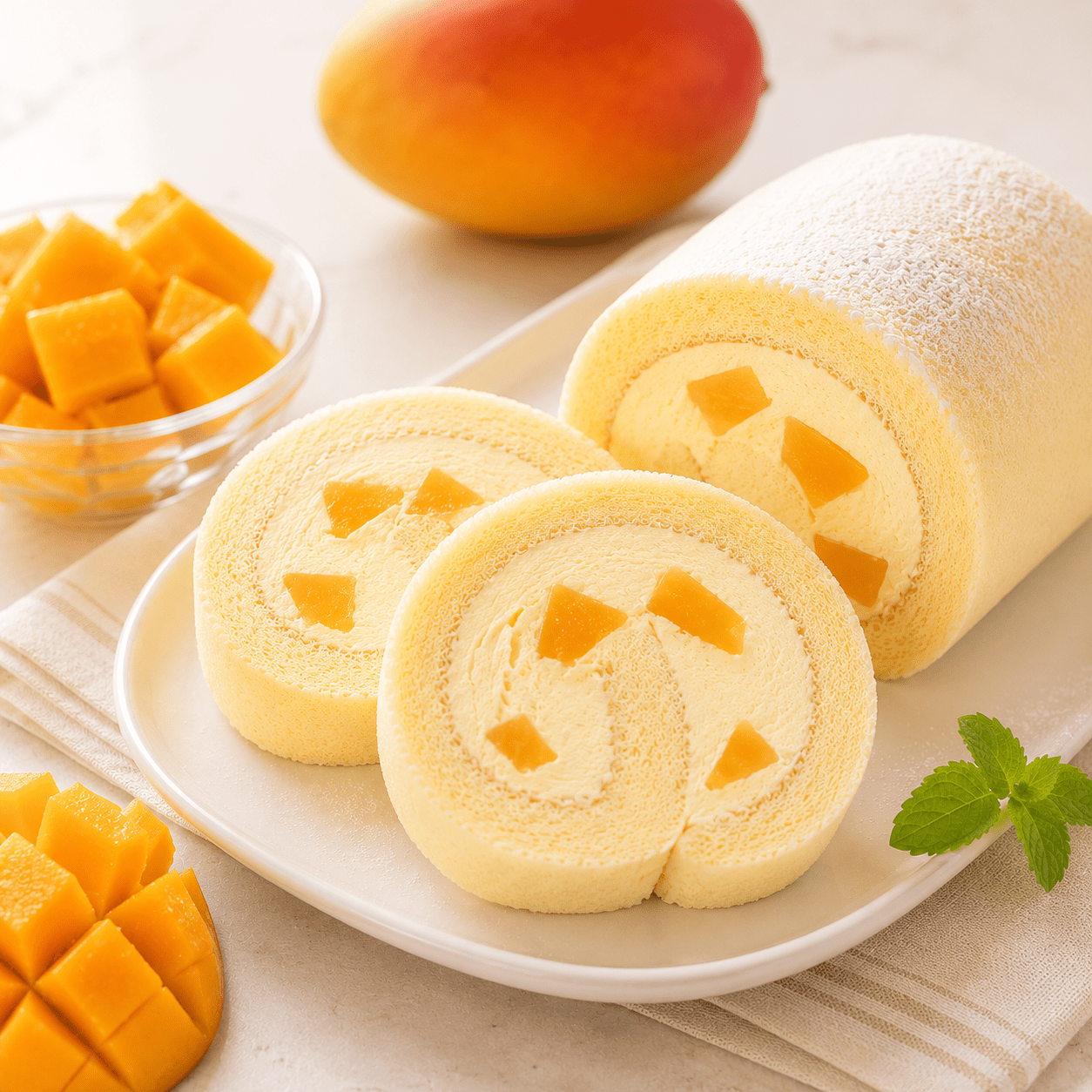 新鮮芒果生乳捲(門市限定):圖片 5