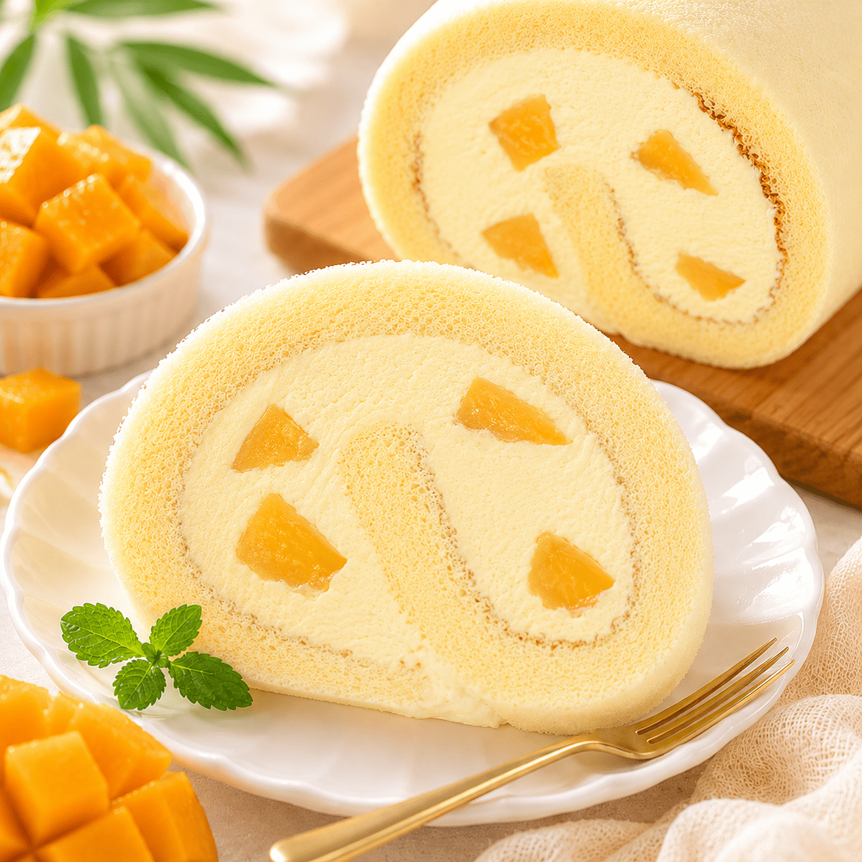 新鮮芒果生乳捲(門市限定):圖片 3