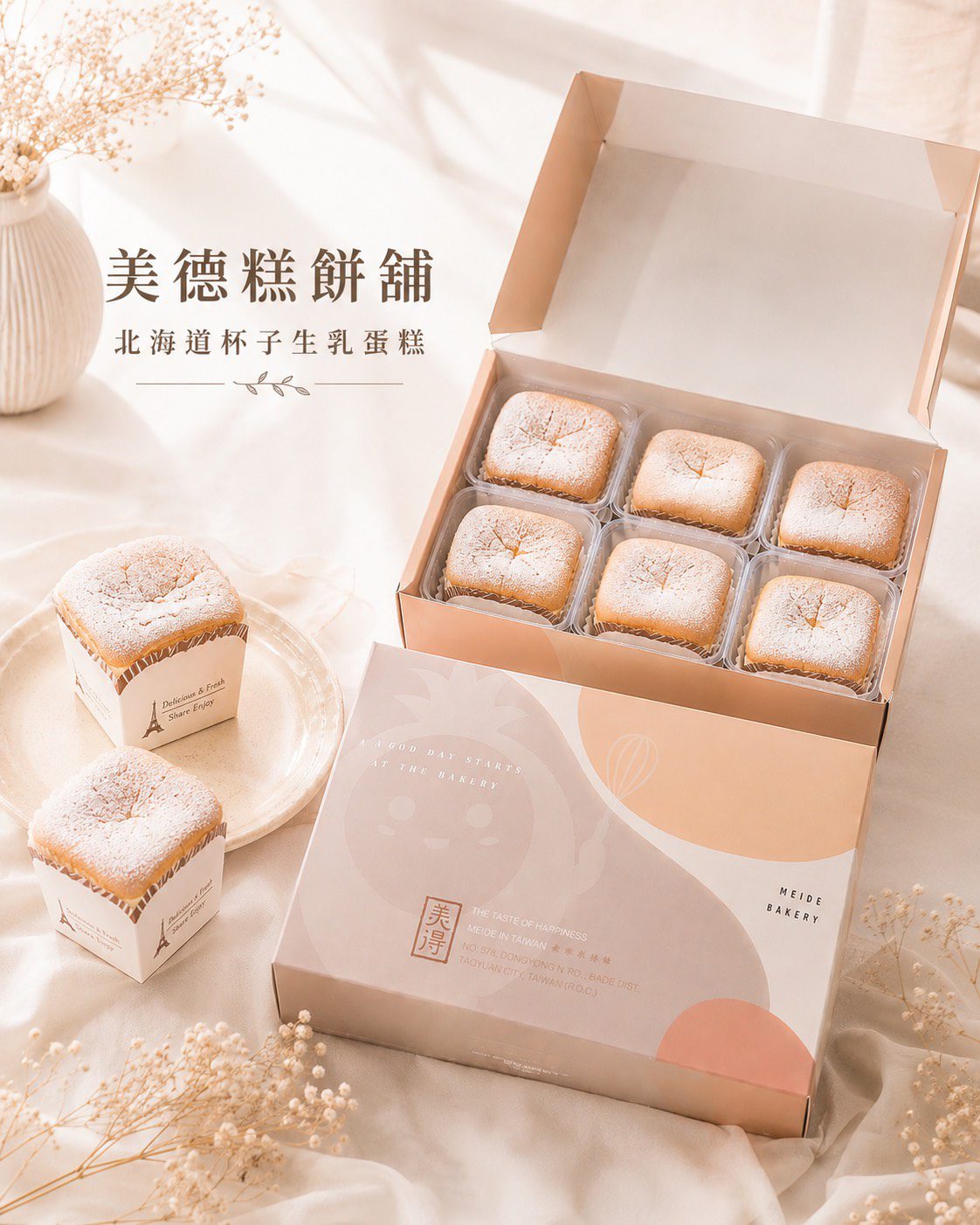 生乳北海道(生乳杯子蛋糕)6入:圖片 5