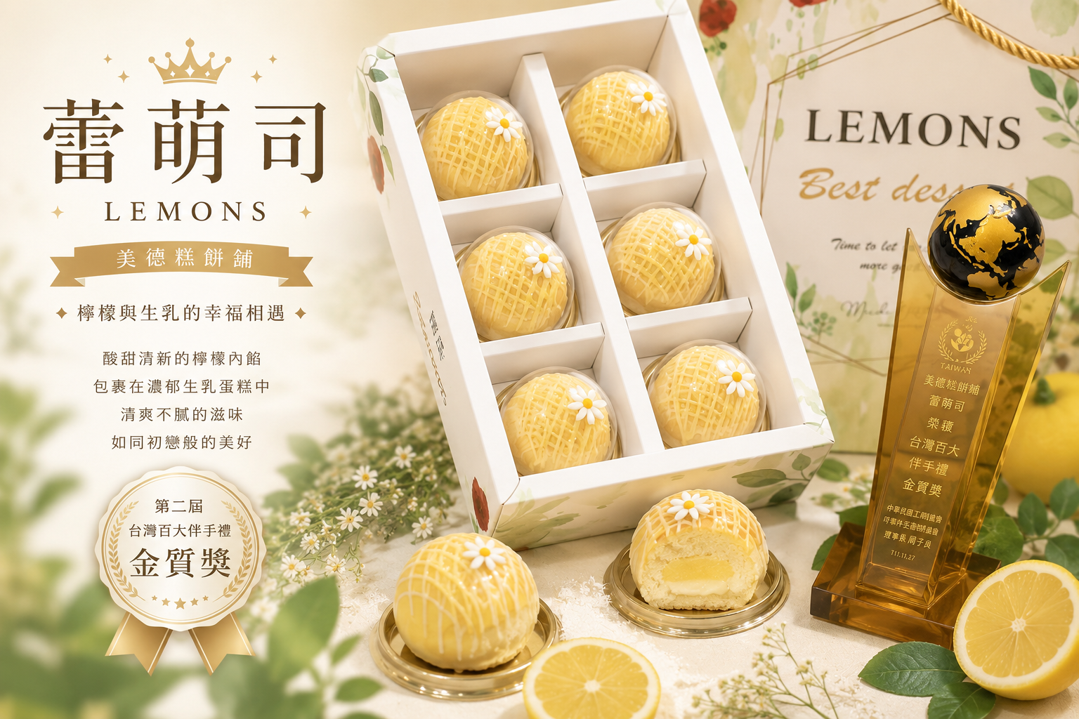冠軍餅🏆蕾萌司禮盒(中秋預購8/24起安排宅配及自取)