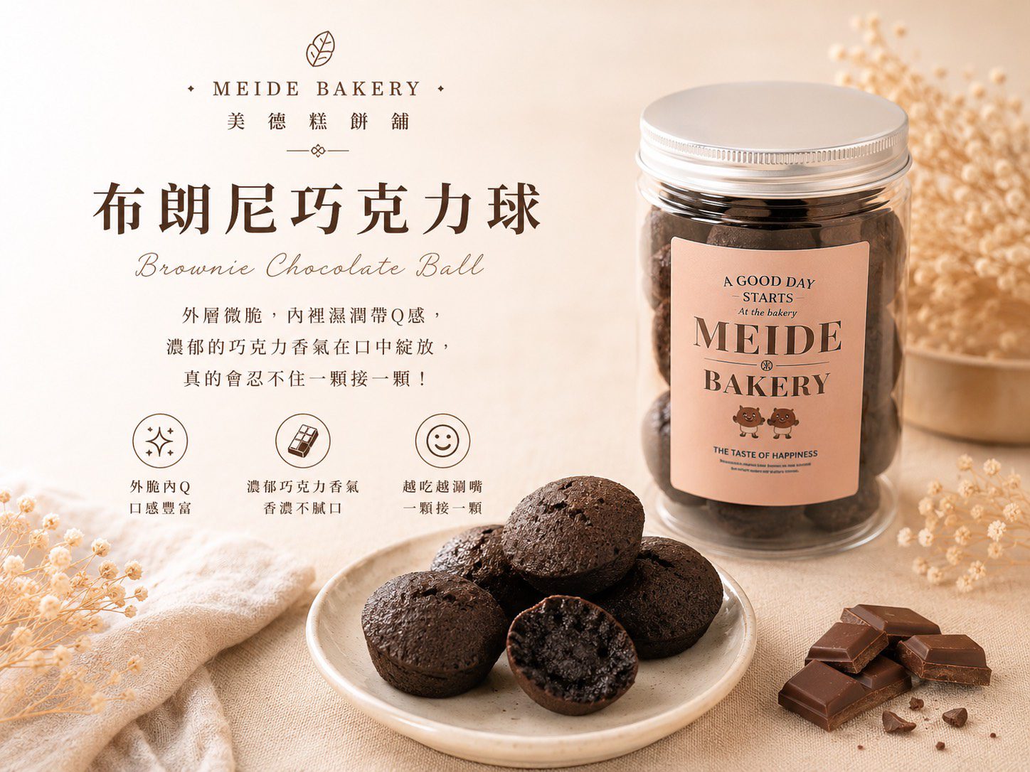 巧克力布朗尼脆脆球:圖片 4