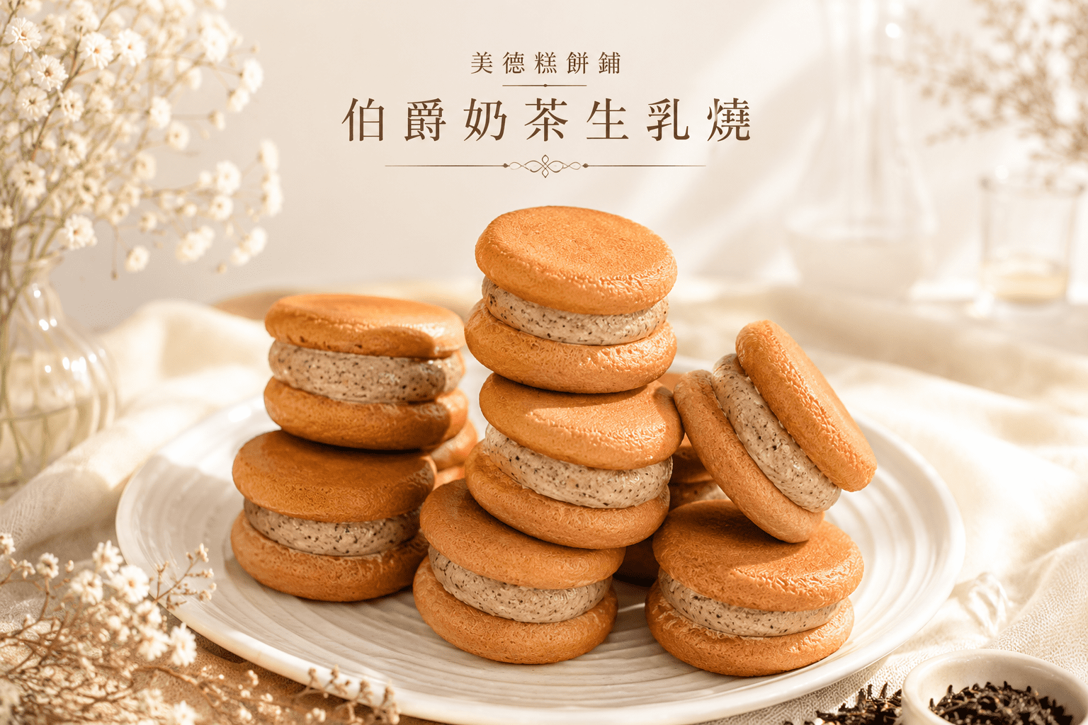 伯爵奶茶生乳燒(宅配自取需6/15後):圖片 2