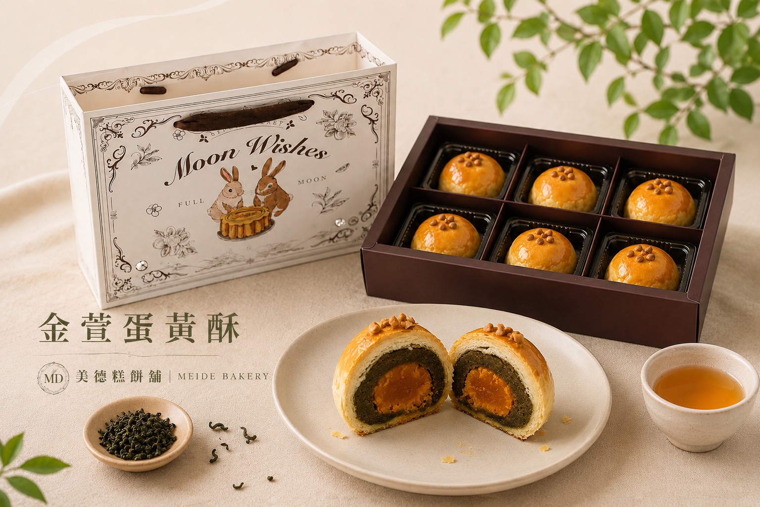金萱蛋黃酥禮盒(自取或宅配為9/5後)