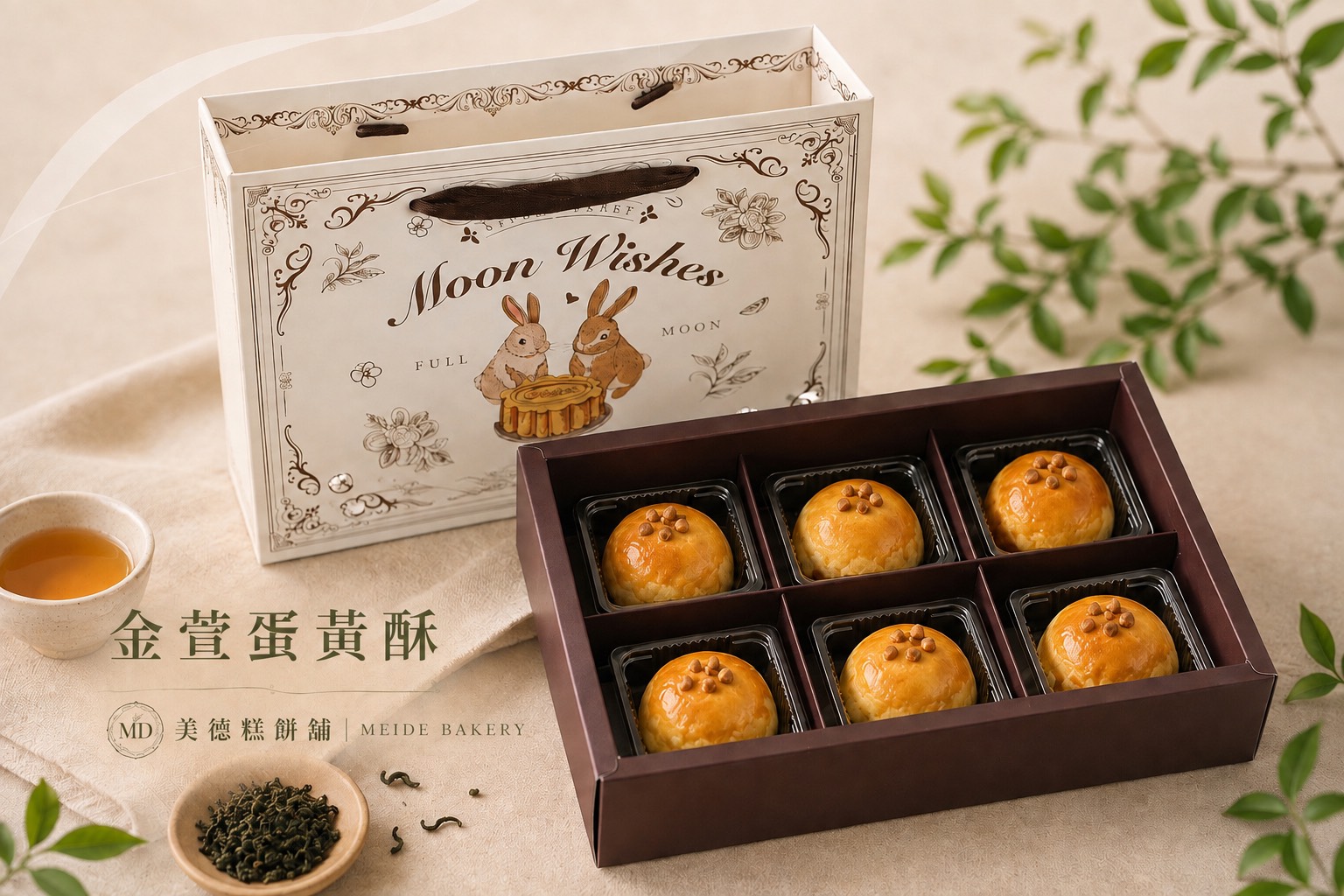 金萱蛋黃酥禮盒(自取或宅配為9/5後):圖片 3