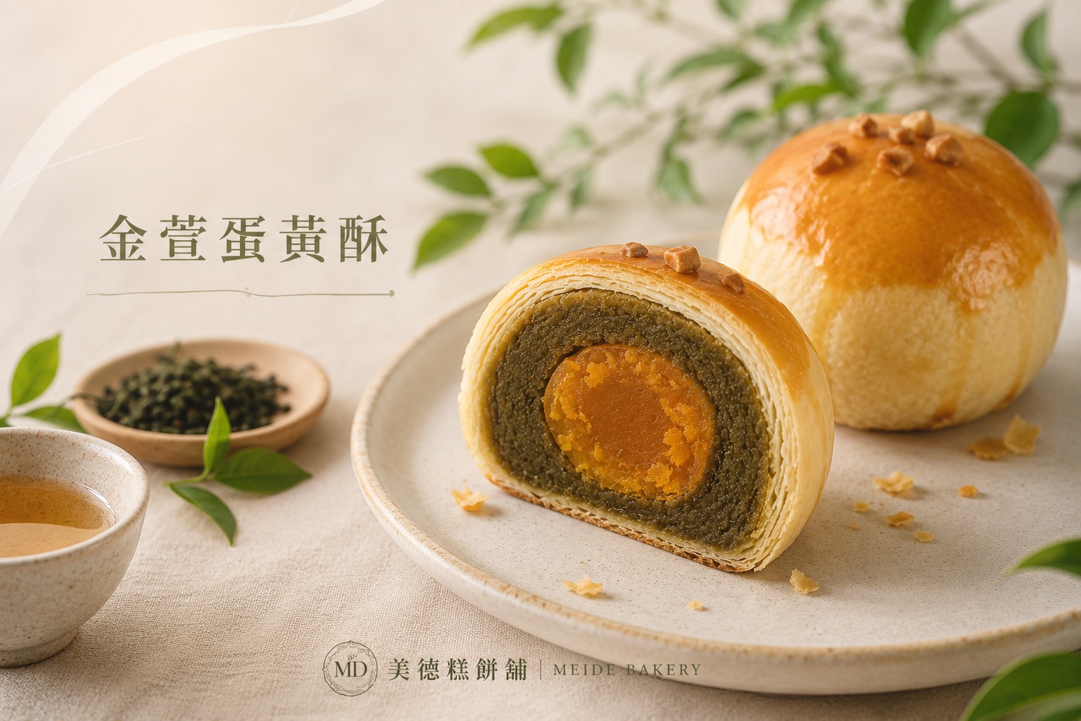 金萱蛋黃酥禮盒(自取或宅配為9/5後):圖片 4
